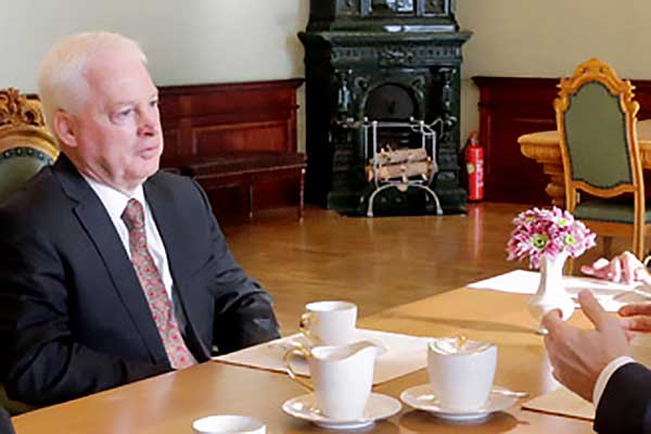 Резекне посетил посол Ирландии в Латвии