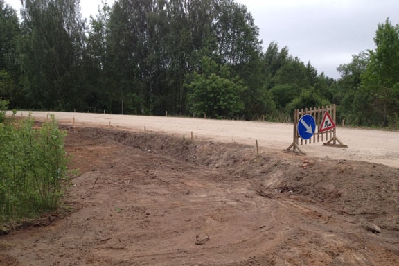 После обслуживания успешно сдан в эксплуатация участок дороги "Ritiņi-Pleikšņi"