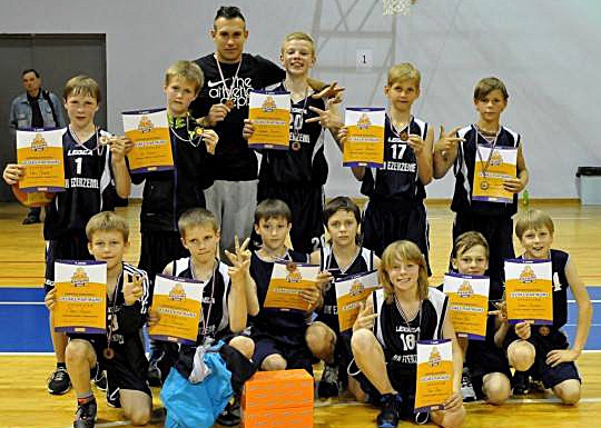 Резекненская баскетбольная команда U11 заняла 3 место LJBL