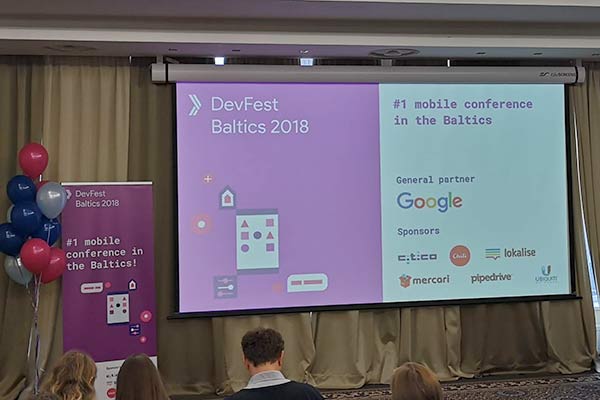 Студенты РТА посетили крупнейший в Балтии фестиваль разработчиков “DevFest Baltic 2018”