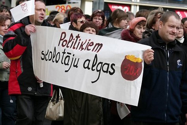 В забастовке учителей участие примут и учебные заведения Резекне