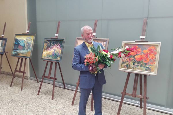 Работы резекненского художника Павла Остапцева выставлены в Риге