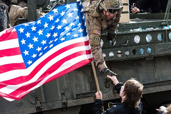 В рамках марша «Dragoon Ride» территорию Латвии пересекут 200 единиц военной техники США