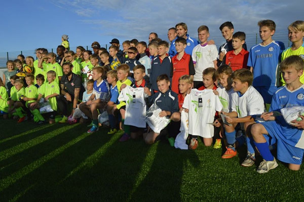 В Резекне состоялся день футбола. Названы имена лучших юных футболистов (фото,видео)