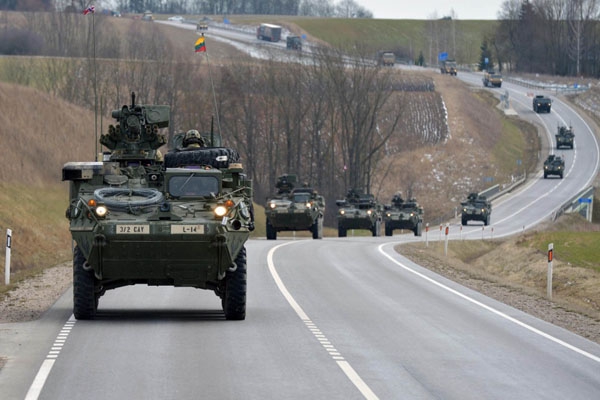 7 июня в Резекне прибудет бронетехника НАТО