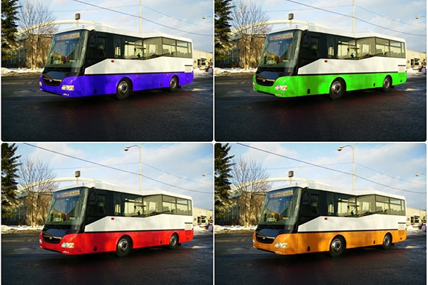 Выбери новый цвет автобусов "Rēzeknes satiksme"