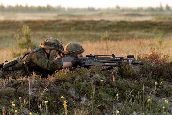 Солдаты из США проходят военные учения на территории Резекненского края