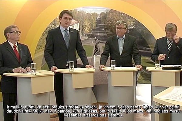 Предвыборные дебаты на ЛРТ: школы, санкции, развитие Латгалии (видео)