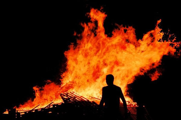 Крупнейший за сутки пожар произошел в Латгалии