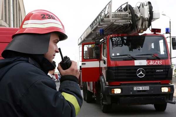 В Резекненском крае пожарные потушили пожар на 50 кв.м.