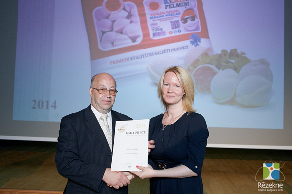 Три продукта резекненского мясокомбината получают награду «Лучший товар года 2014»