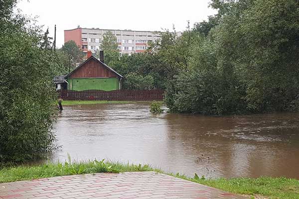 Предупреждение: уровень воды в реке Резекне продолжает подниматься